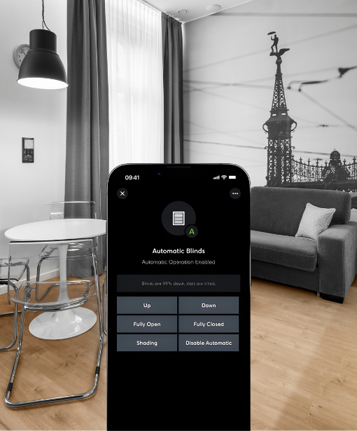 loxone smart home budapest airbnb booking apartment fun party